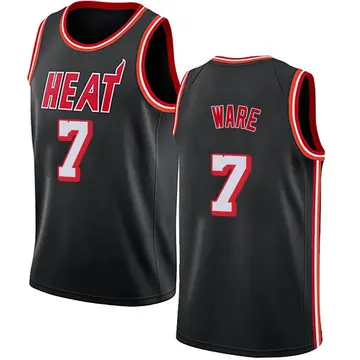 Miami Heat Kel'el Ware Fashion Hardwood Classics Jersey - Youth Swingman Black