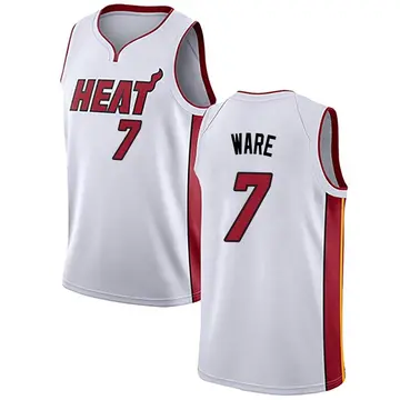 Miami Heat Kel'el Ware Jersey - Association Edition - Men's Swingman White