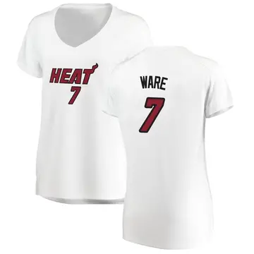 Miami Heat Kel'el Ware Jersey - Association Edition - Women's Fast Break White