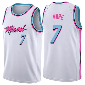 Miami Heat Kel'el Ware Jersey - City Edition - Men's Swingman White