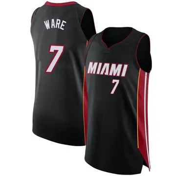 Miami Heat Kel'el Ware Jersey - Icon Edition - Men's Authentic Black