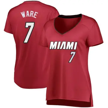 Miami Heat Kel'el Ware Wine Jersey - Statement Edition - Women's Fast Break