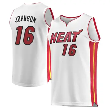 Miami Heat Keshad Johnson Jersey - Association Edition - Youth Fast Break White