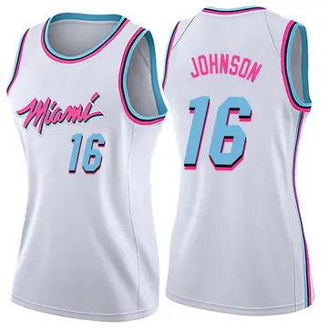 Miami Heat Keshad Johnson Jersey - City Edition - Women's Swingman White