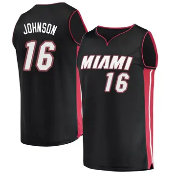 Miami Heat Keshad Johnson Jersey - Icon Edition - Men's Fast Break Black