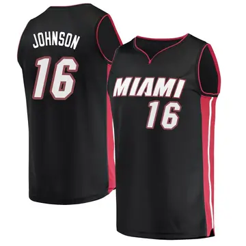 Miami Heat Keshad Johnson Jersey - Icon Edition - Youth Fast Break Black