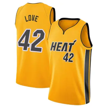 Miami Heat Kevin Love 2020/21 Jersey - Earned Edition - Men's Swingman Gold