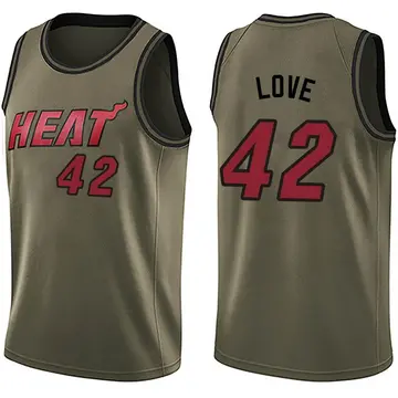 Miami Heat Kevin Love Salute to Service Jersey - Men's Swingman Green