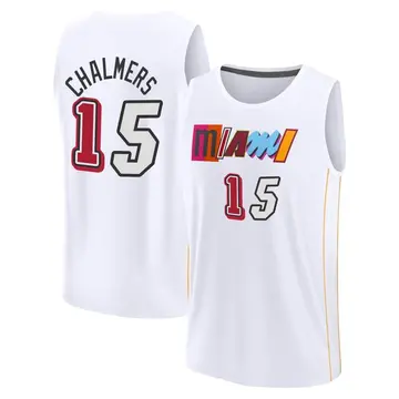 Miami Heat Mario Chalmers 2022/23 City Edition Jersey - Men's Fast Break White