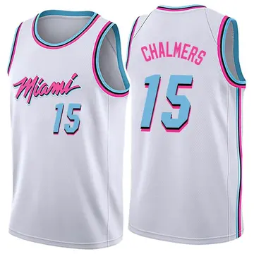 Miami Heat Mario Chalmers Jersey - City Edition - Men's Swingman White