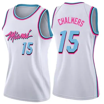 Miami Heat Mario Chalmers Jersey - City Edition - Women's Swingman White