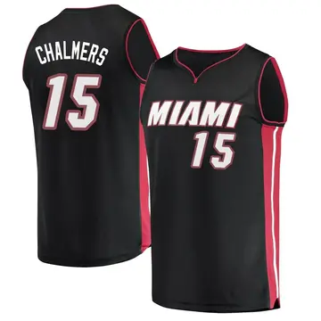 Miami Heat Mario Chalmers Jersey - Icon Edition - Men's Fast Break Black