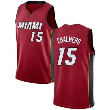 Miami Heat Mario Chalmers Jersey - Statement Edition - Men's Swingman Red