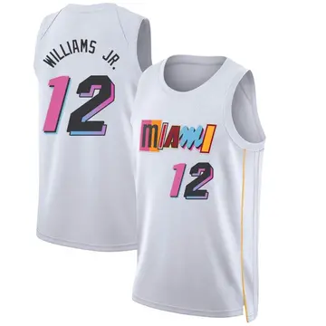 Miami Heat Matt Williams Jr. 2022/23 City Edition Jersey - Men's Swingman White