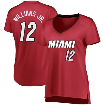 Miami Heat Matt Williams Jr. Wine Jersey - Statement Edition - Women's Fast Break