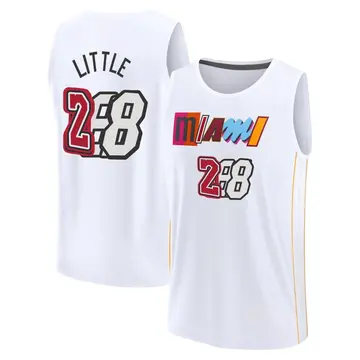 Miami Heat Nassir Little 2022/23 City Edition Jersey - Youth Fast Break White