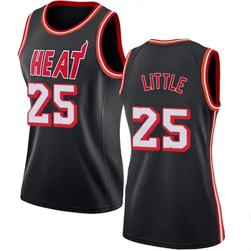 Miami Heat Nassir Little Fashion Hardwood Classics Jersey - Women's Swingman Black