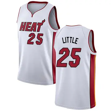 Miami Heat Nassir Little Jersey - Association Edition - Men's Swingman White