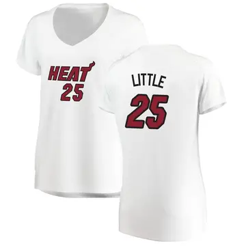 Miami Heat Nassir Little Jersey - Association Edition - Women's Fast Break White