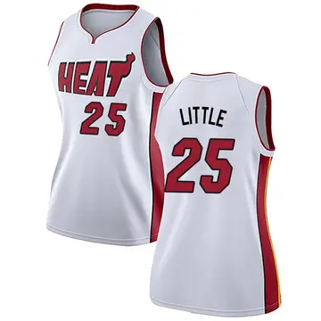 Miami Heat Nassir Little Jersey - Association Edition - Women's Swingman White