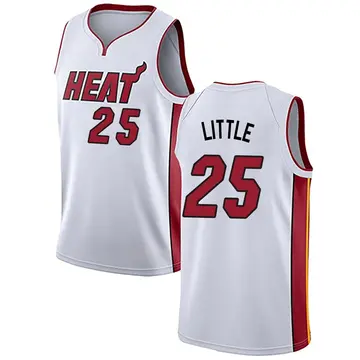 Miami Heat Nassir Little Jersey - Association Edition - Youth Swingman White