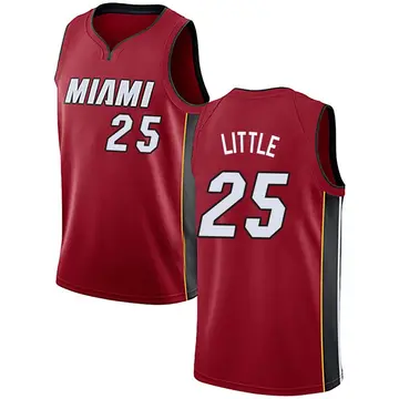 Miami Heat Nassir Little Jersey - Statement Edition - Men's Swingman Red