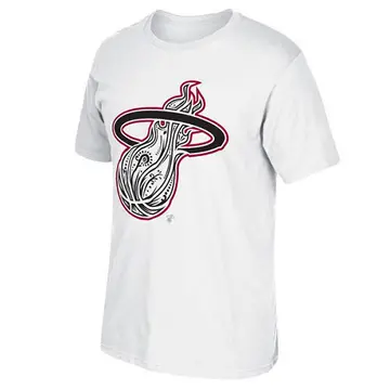 Miami Heat Noches Enebea Mask T-Shirt - - Men's White