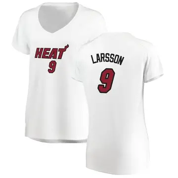 Miami Heat Pelle Larsson Jersey - Association Edition - Women's Fast Break White