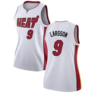 Miami Heat Pelle Larsson Jersey - Association Edition - Women's Swingman White