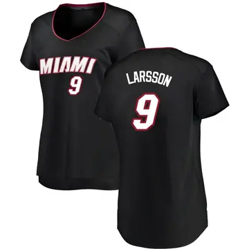 Miami Heat Pelle Larsson Jersey - Icon Edition - Women's Fast Break Black