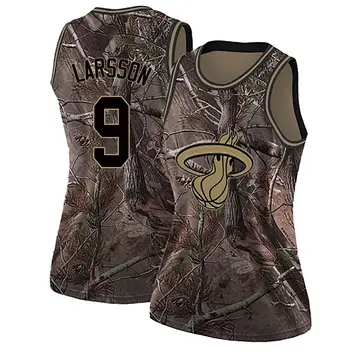 Miami Heat Pelle Larsson Realtree Collection Jersey - Women's Swingman Camo