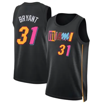 Miami Heat Thomas Bryant 2021/22 City Edition Jersey - Men's Swingman Black