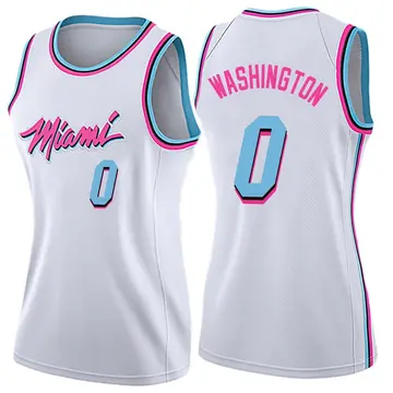 Miami Heat Warren Washington Jersey - City Edition - Women's Swingman White