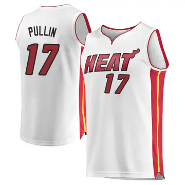 Miami Heat Zyon Pullin Jersey - Association Edition - Youth Fast Break White