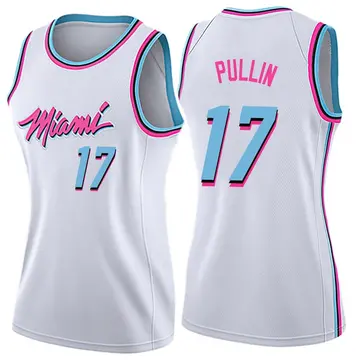 Miami Heat Zyon Pullin Jersey - City Edition - Women's Swingman White