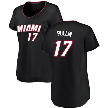 Miami Heat Zyon Pullin Jersey - Icon Edition - Women's Fast Break Black